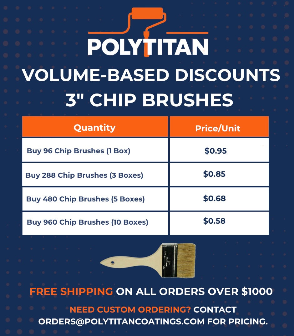 3" Chip Brushes Bulk Pricing