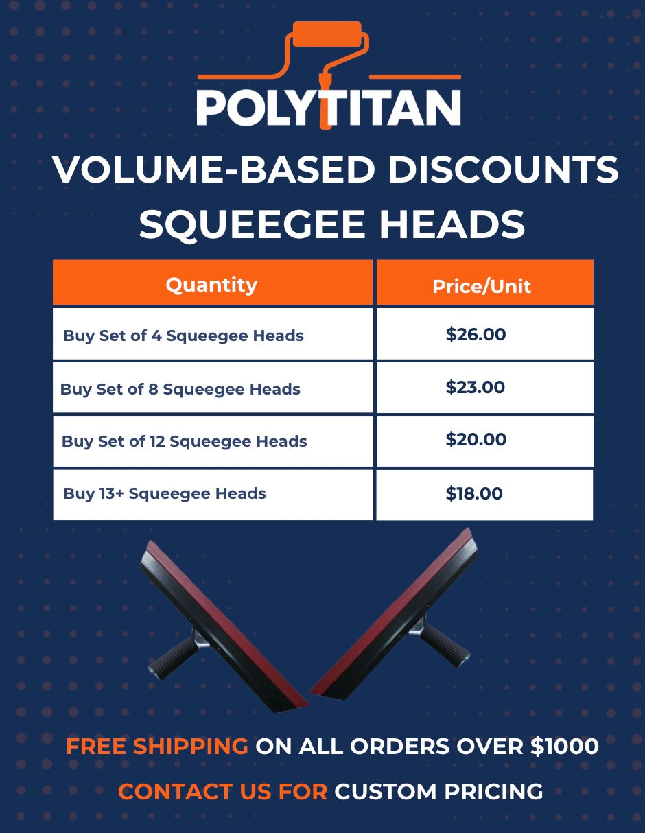 Squeegee Heads Bulk Pricing