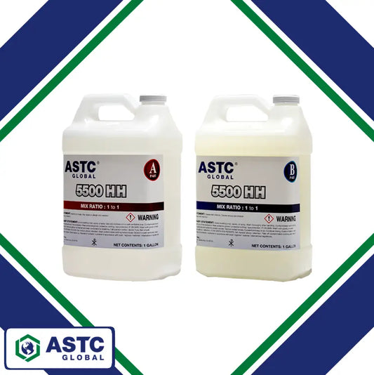 90% Solids Polyaspartic - Low Odor 2 gallon kit