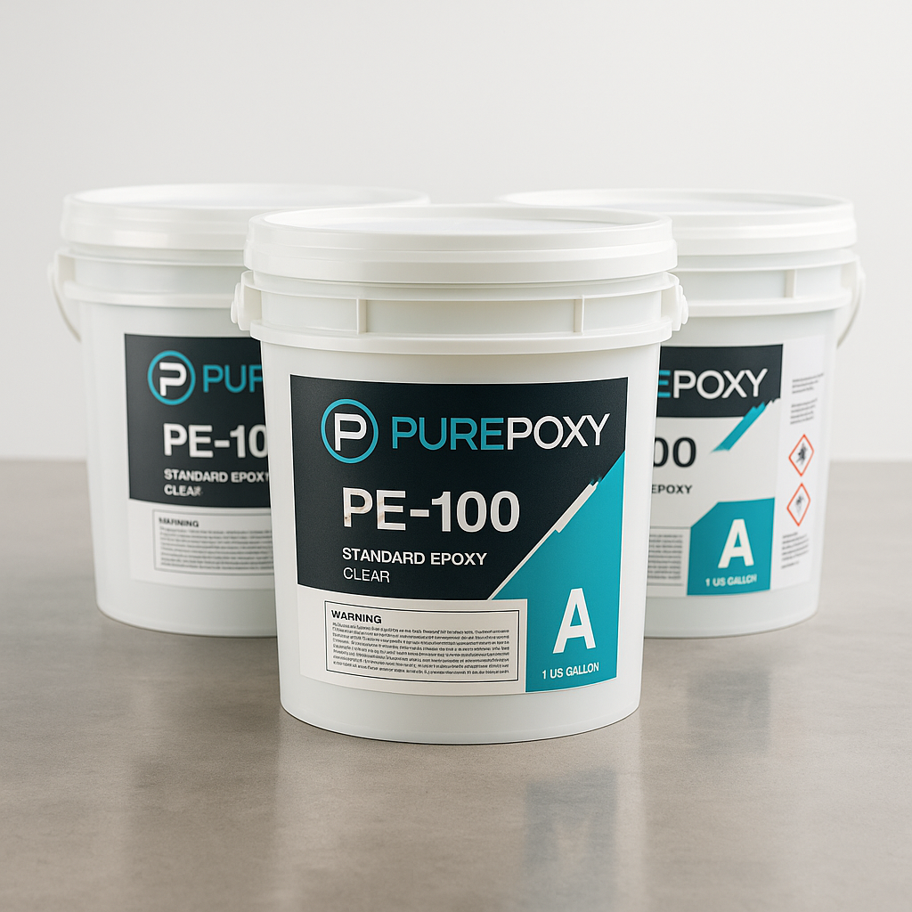 100% Solids Epoxy - 3 GA Kit, 3 GA Ready Mix, & 15 GA Kit