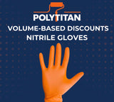 Textured 8 Mil Nitrile Gloves Bulk - Box of 100 Gloves